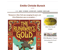 Tablet Screenshot of emiliechristieburack.com